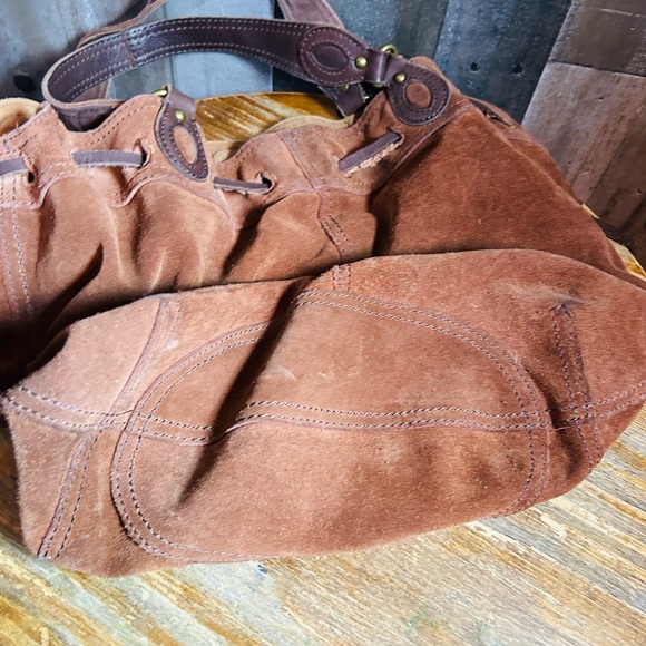 Brown Suede Bag - Picture 10 of 11